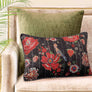 Wild Poppy Cushion Cover - Charcoal Slim