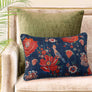 Wild Poppy Cushion Cover - Blue Slim