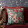 Anar Bagh Cushion Cover- Green