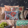 Anar Suzani Embroidered Cushion Cover - Blue Slim