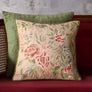 Eden Rose Embroidered Cushion Cover - Ivory