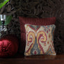 Eternal Ikat Accent Embroidery Cushion Cover - Gold