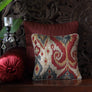 Eternal Ikat Embellished Cushion Cover - Beige