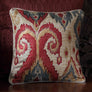 Eternal Ikat Embellished Cushion Cover - Beige