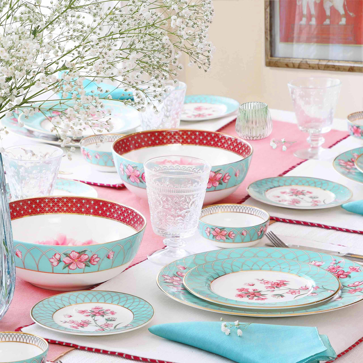 Buy Gulzar Dinner Set 20 pc At Kainaat Design