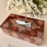 Samarkand Tissue Box Holder - Brown