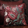 Imperial Suzani Embroidered Cushion Cover - Burgundy