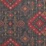 Kilim Fabric - Charcoal