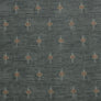 Kilim Star Fabric - Charcoal