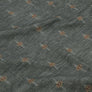 Sample Kilim Star Fabric - Charcoal