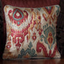 Moon Ikat Embellished Cushion Cover