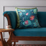 Padma Lotus Cushion Cover - Aqua