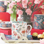 Padma Lotus Mug - Blue & White