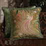 Paradise Embroidered Cushion Cover - Gold