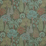 Sample Pichwai Forest Fabric - Green