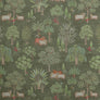 Pichwai Garden Fabric - Green