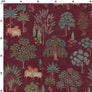 Pichwai Garden Fabric - Ruby