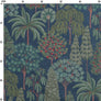 Pichwai Forest Fabric - Blue