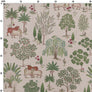 Pichwai Garden Fabric - Ivory