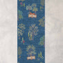 Pichwai Garden Table Runner - Blue