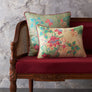 Pomegranate Palm Cushion Cover - Cream Slim