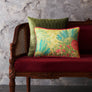 Pomegranate Palm Cushion Cover - Lime Slim