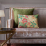 Pomegranate Garden Accent Embroidery Cushion Cvr- Crm Slim