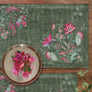 Wild Flower Table Mat - Green