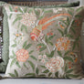 Serenade Embroidered Cushion Cover - Beige