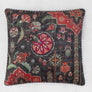 Suzani Kilim Cushion Cover - Charcoal