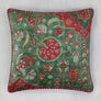 Suzani Kilim Cushion Cover - Green