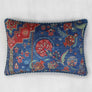 Suzani Kilim Cushion Cover - Blue Slim