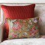 Imperial Suzani Embroidered Cushion Cover - Gold Slim