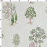 Tranquil Forest Fabric - Ivory