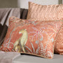 Vanya Leopard Embellished Cushion - Rust Slim