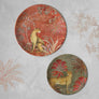Vanya Leopard Wall Plate - Rust