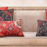 Suzani Kilim Cushion Cover - Charcoal