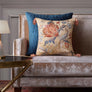 Eden Fleur Embroidered Cushion Cover - Beige