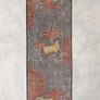 Tanjore Pichwai Table Runner - Grey