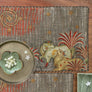 Tanjore Pichwai Table Mat - Grey