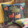 Anandi Pichwai Cushion Cover - Umber