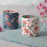 Padma Lotus Mug - Blue & White