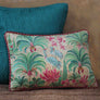 Coromandel Palm Crane Cushion Cover - Ivory Slim