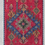 Kilim Table Runner - Red