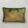 Anandi Pichwai Cushion Cover - Jade Slim