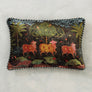 Anandi Pichwai Cushion Cover - Umber Slim