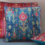 Bukhara Ikat Cushion Cover - Firoza