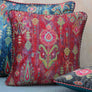 Bukhara Ikat Cushion Cover - Ruby