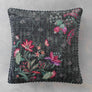 Himalayan Lotus Cushion Cover - Charcoal