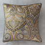 Kashmir Buta Cushion Cover - Gold